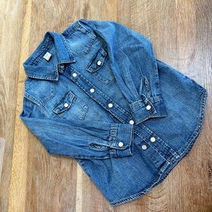 GAP Toddler Denim Button Down Top